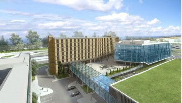 Гостиница, бизнес-центр и привокзальная площадь у аэропорта «Пулково»