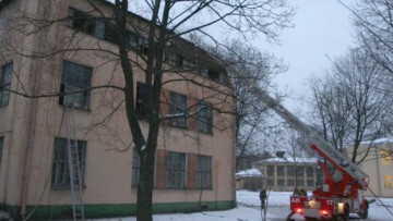 Пожар в корпусе Боткинской больницы