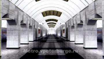 Станция «Путиловская» Красносельско-Калининской линии петербургского метро. Проект