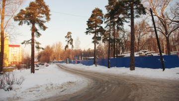 Место строительство жилого комплекса на месте тубдиспансера в Сестрорецке