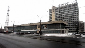 Гостиница Речная, Речной вокзал на проспекте Обуховской Обороны в Петербурге