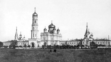 Колокольня Воскресенского Новодевичьего монастыря на Московском проспекте