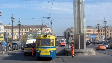 Трамвай на Садовой улице, Сенная площадь