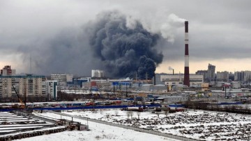 Столб дыма над Старой Деревней