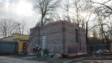 Строительство колокольни при Благовещенской церкви на Приморском проспекте, 79