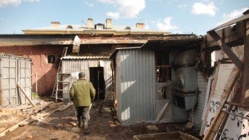 Ресторан «Лето» на территории Петропавловской крепости после пожара