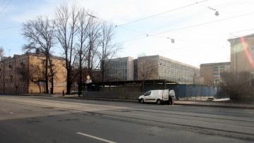 Улица Калинина, 14, строительство административно-офисного здания с выставочным залом
