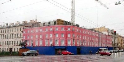 Невский проспект, строительство на месте Литературного дом