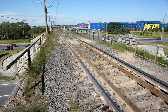 Железнодорожный путепровод на Пулковским шоссе, Окружная, Соединительная железная дорога