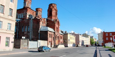 Боровая улица и Покровская церковь