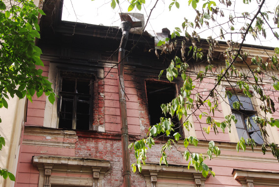 Пожар в здании на Каменноостровском проспекте, 66