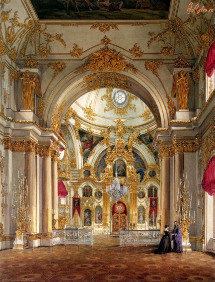 Большая церковь Зимнего дворца, иконостас