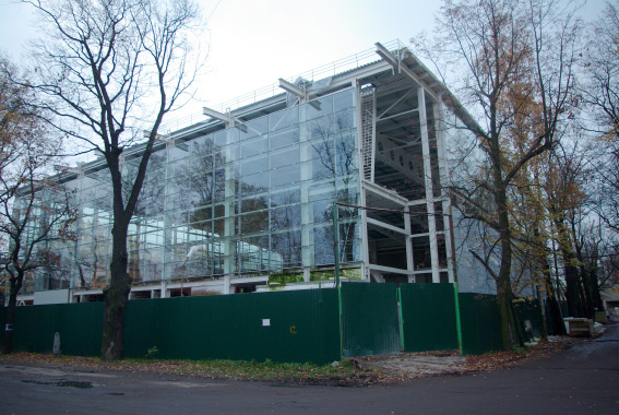 Строительство центра тенниса на территории «Динамо»