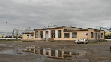 Вокзал в Киришах