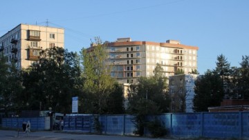 Стройка на Краснопутиловской в середине сентября