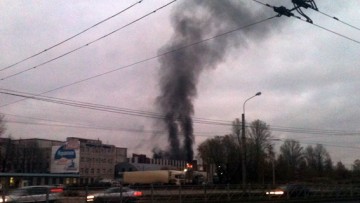 Пожар на Кушелевской дороге