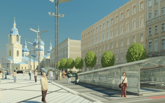 Реконструкция Сенной площади, проект