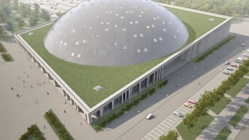 Легкоатлетический стадион у СКК. Проект