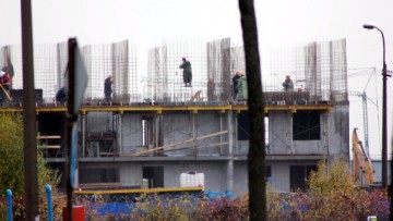 Строительство на территории бывшего предприятия «Лето» на Пулковском шоссе