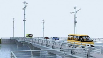 Проект моста в створе улицы Катерников