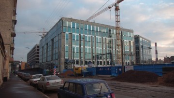 Строительство «Невской ратуши» в Дегтярном переулке