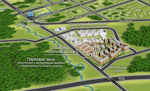План комплекса "Капитал" в Кудрове