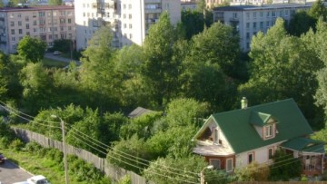 Частный дом на Львовской в Стрельне, снесенный под стройку жилого комплекса