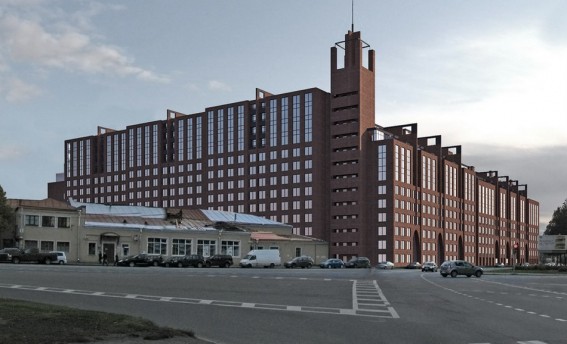 Проект комплекса на Свердловской набережной