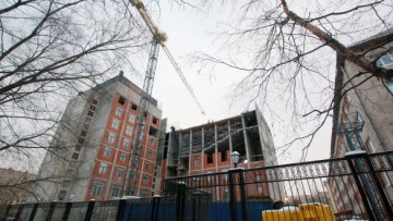 Новый корпус университета МЧС на Московском, строительство