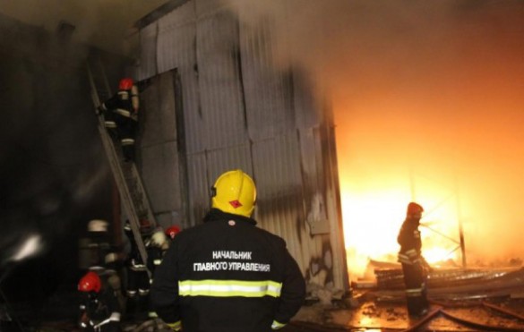 Тушение пожара на складах, Лиговский, 252