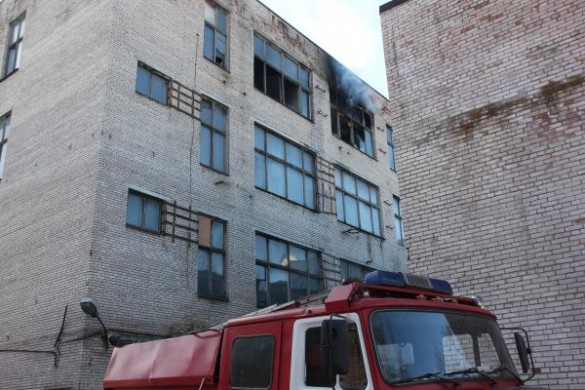 Пожар на фабрике на Заставской улице, 15