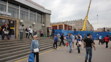 Будущий вестибюль станции «Спасская»