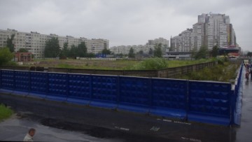 Снесенный кинотеатр «Русь» на Коломяжском проспекте