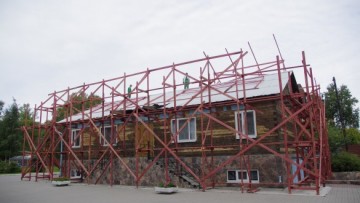 Строительство воскресной школы в Коломягах