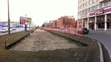 Бухарестская улица, новая трамвайная линия