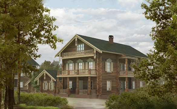 Дома Дворцовой деревни в Петергофе