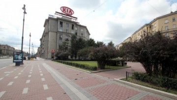 Площадь Братьев Стругацких на Московском