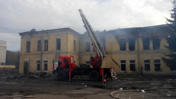 Пожар в войсковой части Красного Села