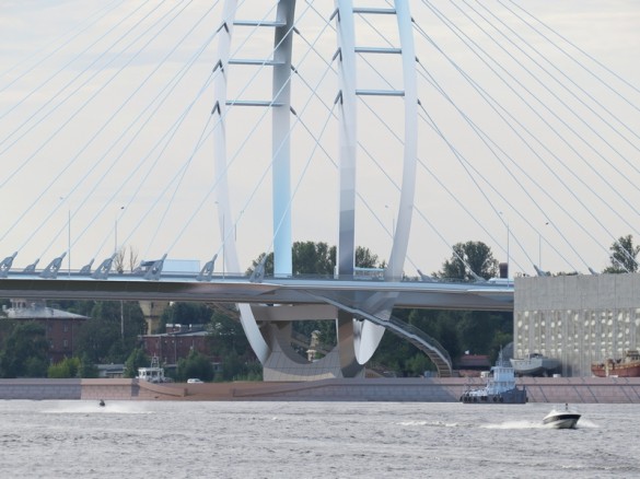 Вантовый мост через Серный остров сделают в форме овала — Новости  строительства дорог в Санкт-Петербурге — Канонер