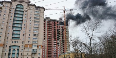 Пожар на Московском шоссе