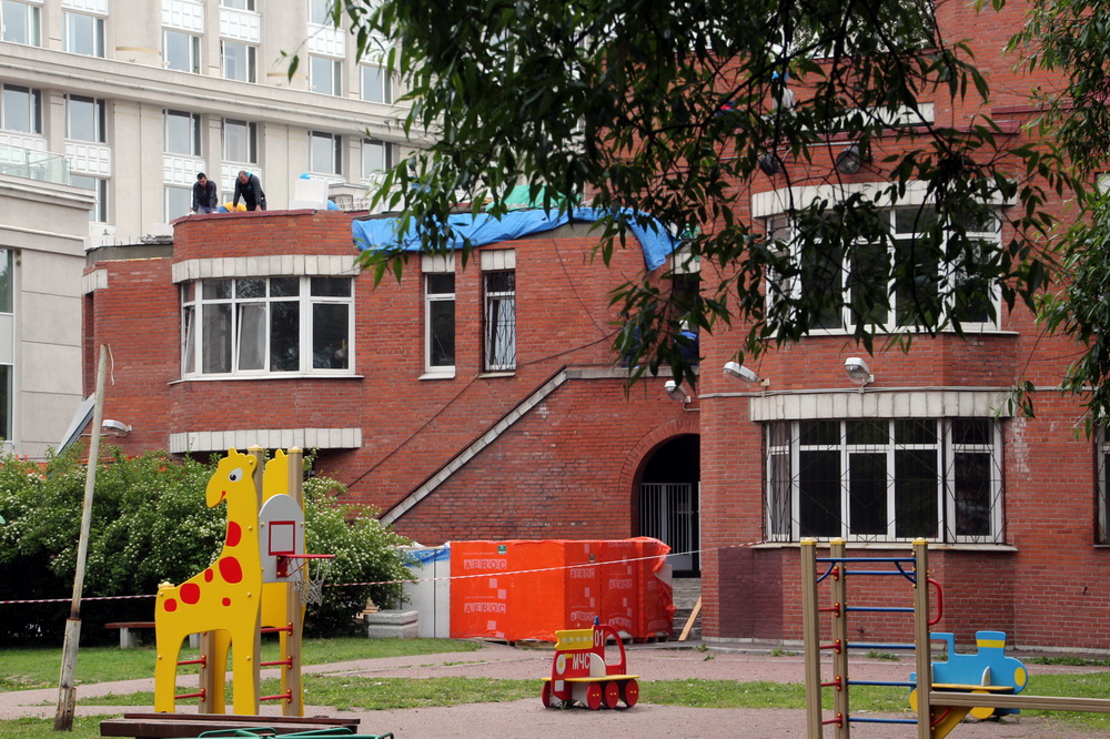 Надстройка детского сада на Новгородской