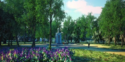 Парк на Митрофаньевском кладбище, часовня