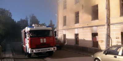 Пожар, Пушкин, Набережная улица