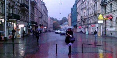 Финский переулок лишился фонарей-торшеров