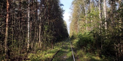 Новоорловский заказник, железная дорога
