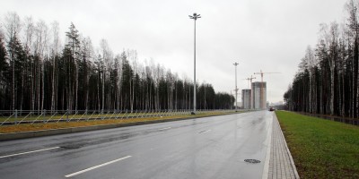 Суздальское шоссе рядом с дорогой в Каменку