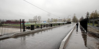 Плотина Охтинского завода, мост