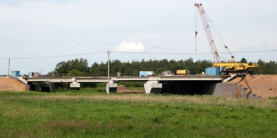 Киевское шоссе, мост над рекой Ижорой