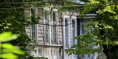 Пушкин, дом Данини на Павловском шоссе, фасад