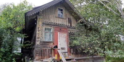 Парголово, дом Шапошниковой, боковой фасад